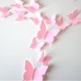 12 броя комплект 3D стикери за стена с пеперуди, снимка 5