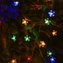 3705 Соларен гирлянд за градина с лампички във формата на цветя, снимка 7