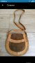Чанта от естествена кожа- винтидж, кънтри стил, ръчна изработка, снимка 4