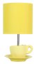 Настолна Лампа Жълта Чаша Кафе 1х60 W E27 , снимка 1 - Настолни лампи - 43592437