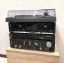 🔊Ретро аудио система - сет TECHNICS - усилвател, двукасетъчен дек, тунер и грамофон + опция колони, снимка 1