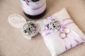 Малка възглавничка за сватбени халки, снимка 1 - Сватбени аксесоари - 40297100