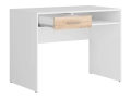Бюро NEPO PLUS BIU1S корпус бяло/фронт дъб сонома   Материал - ПДЧ   Цвят - корпус дъб бяло/фронт дъ, снимка 2