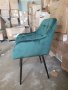 Висококачествени трапезни столове тип кресло AS-LEIPZIG-GREEN-2PCS, снимка 4