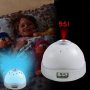 Нощна лампа проектор с часовник Projecting clock, снимка 1 - Детски нощни лампи - 32550319