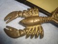 СТАРА БРОНЗОВА ФИГУРАЛНА ОТВАРАЧКА за ЗОДИЯ РАК 32105, снимка 9