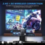  4k Wifi и Bluetooth, мини проектор съвместими с iOS/Android/TV Stick/HDMI/PS5, снимка 5