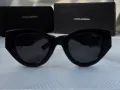 Dolce DG 2024 дамски слънчеви очила котка 2 цвята черни бели, снимка 7