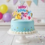 Малкото Пони Happy Birthday картонен топер украса за торта декор парти рожден ден, снимка 3