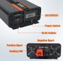 Чист синусоидален инвертор 4000W/5000W DC 12V/24V към AC 220V-50Hz, снимка 10