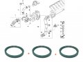 3 броя Уплътнения маркуч турбо за BMW E87 E46 E90-93 E60 M47 M57 11617790547, снимка 2