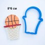 Баскетболен кош Баскетбол пластмасов резец форма фондан тесто бисквитки