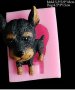 Куче Доберман Пинчер силиконов молд форма за фондан гипс сапун смола и др украса, снимка 1 - Форми - 35281647