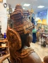 Голяма дървена скулптура / дърворезба на Богияна Парвати. №7813, снимка 9