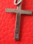 ПОСРЕБРЕНО СТИЛНО ОРНАМЕНТИРАНО СТАРО СТОМАНЕНО КРЪСТЧЕ МНОГО КРАСИВО и НЕЖНО 25110, снимка 9