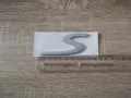 сребриста емблема Porsche S голям размер, снимка 2