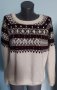 Марков пуловер с декорации / голям размер , снимка 2