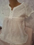 ZARA Бяла Риза с бродерия, снимка 2
