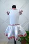 Детска рокля с българска шевица за спортни танци, снимка 7