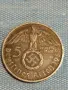 Сребърна монета 5 райхсмарка 1938г. Трети райх Нацистка Германия с свастика 29308, снимка 1
