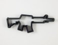 Автомат Пушка оръжие пластмасов резец форма фондан тесто бисквитки, снимка 1 - Форми - 43956948