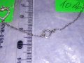 ФИНА СРЕБЪРНА СКЪПОЦЕННА ГРИВНИЧКА СРЕБРО 925 със СЪРЧИЦА и ФАСЕТИРАНИ ЦИРКОНИ 16888, снимка 11