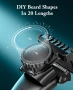 Електрическа самобръсначка Kensen, с въртящи се ножчета, черна, за мъже, снимка 4