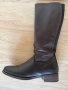 Кафяви ботуши от естествена кожа, снимка 2