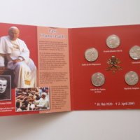 рядък сет 5 монети Малтийски орден, тираж 5 000; Ordine di Malta , снимка 2 - Нумизматика и бонистика - 37742481