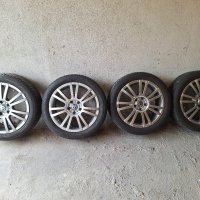 Продавам 4бр 17-ки джанти с летни гуми за Фолксваген и Шкода, снимка 1 - Гуми и джанти - 43697473