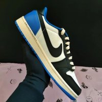 Нови Оригинални Nike Low 1 Travis Scott Fragments Cactus Jack Найк размер 43 номер 43 Обувки Air, снимка 1 - Маратонки - 37237083