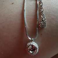 Сваровски Swarovski колие, снимка 3 - Колиета, медальони, синджири - 33404596