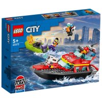 LEGO® City Fire 60373 - Пожарникарска спасителна лодка, снимка 1 - Конструктори - 43253697