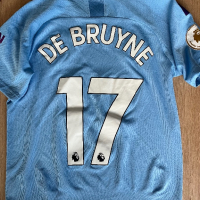 PUMA Man City- XS  Kevin De Bruyne #17 Детска 12/14 , снимка 7 - Спортни дрехи, екипи - 44871954