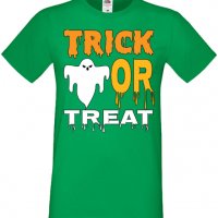 Мъжка тениска Trick Or Treat 2,Halloween,Хелоуин,Празник,Забавление,Изненада,Обичаи,, снимка 7 - Тениски - 38132066