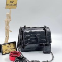 Луксозна черна чанта YSL- BN1, снимка 1 - Чанти - 38255419