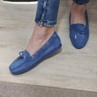 36 и 37н. Нови сини дамски мокасини, снимка 2 - Дамски ежедневни обувки - 36725805
