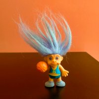 Играчка Кукла Трол Troll 6 см + коса, снимка 4 - Колекции - 40690996