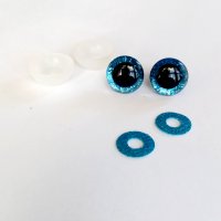 3D 14мм безопасни очички за плетени играчки, амигуруми , снимка 3 - Други - 35429043