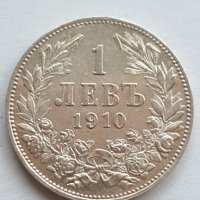 1 лев 1910 година, снимка 2 - Нумизматика и бонистика - 35416300