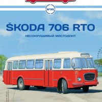 Skoda 706 RTO градски автобус - мащаб 1:43 на Наши Автобуси моделът е нов в блистер, снимка 10 - Колекции - 38214809