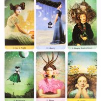 Таро&оракул карти:Tarot of Mystical Moments&Oracle of Mystical Moments, снимка 6 - Карти за игра - 34704763