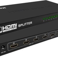 Премиум HDMI сплитер 1х8 изхода/Ultra HD/4K 60Hz 1x8 HDMI до 4Kx2K/3D/EDID и HDCP контрол, снимка 1 - Стойки, 3D очила, аксесоари - 42979477