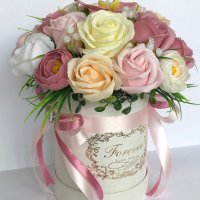 Букет от сапунени рози, снимка 5 - Подаръци за жени - 40516500