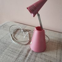 Розова настолна лампа, снимка 3 - Настолни лампи - 44014987