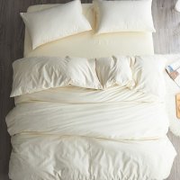 Едноцветно спално бельо от Ранфорс- 100% памук, снимка 3 - Спално бельо - 43614273