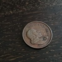 Монета - Южна Африка - 2 цента | 1965г., снимка 2 - Нумизматика и бонистика - 27666027