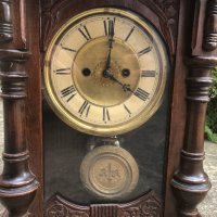 стар стенен часовник - будилник - рядък, снимка 2 - Антикварни и старинни предмети - 43867099