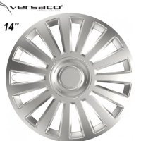 Тасове за джанти 14'' Versaco Luxury Silver, снимка 1 - Аксесоари и консумативи - 43171145