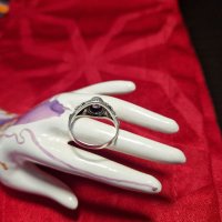 Уникален сребърен пръстен с аметист- 2.83 грама - проба 925, снимка 7 - Антикварни и старинни предмети - 40800846